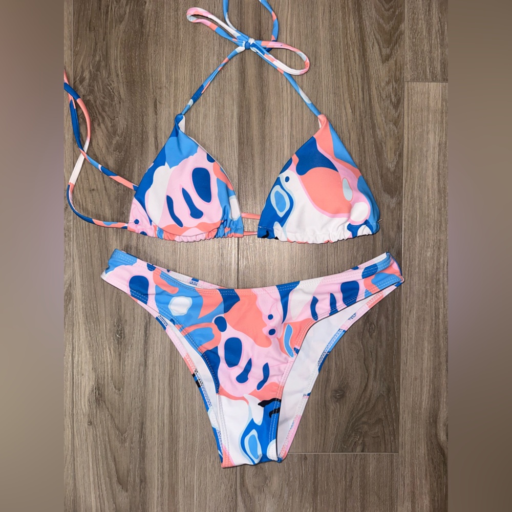 Patterned Bikini Set